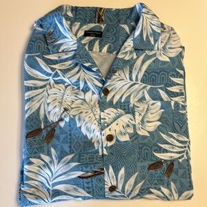 Mens XXL canoe Hawaiian shirt- wrinkle resistant